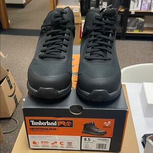 Timberland PRO Men's Black Drivetrain Boots